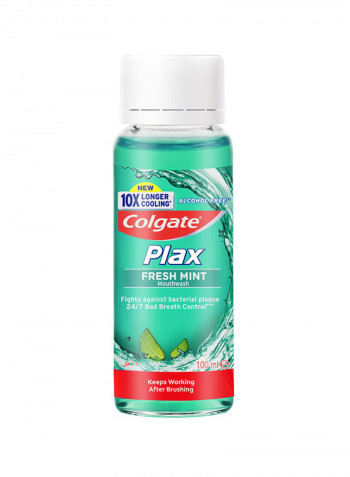 Plax Mouthwash - Fresh Mint Green 100ml