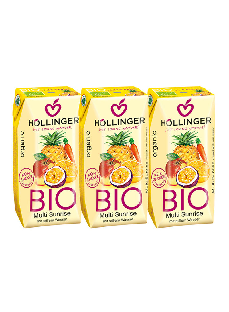 Organic Bio Multi Sunrise Juice 200ml Pack of 3