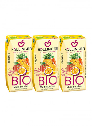 Organic Bio Multi Sunrise Juice 200ml Pack of 3