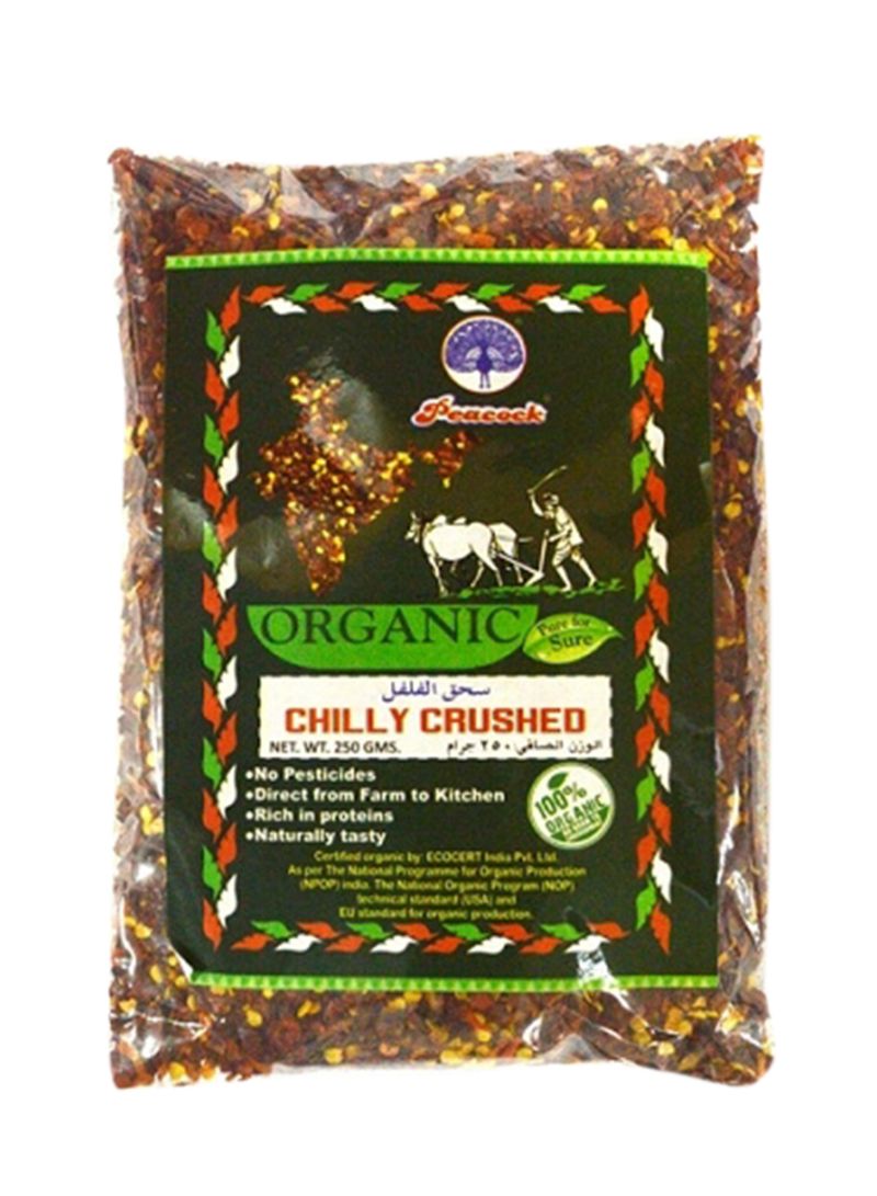Organic Chilly Crushed 250g