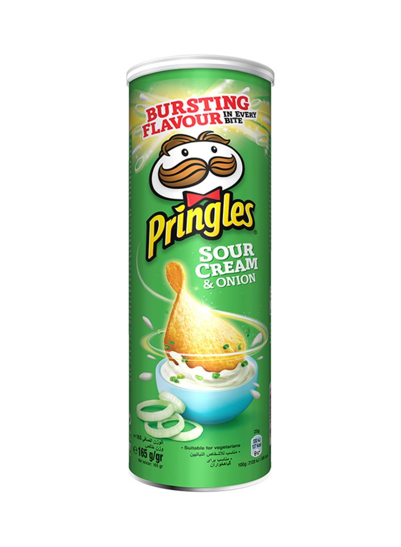 Sour Cream And Onion Flavored Chips 165g