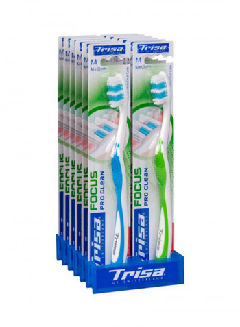 Focus Pro Clean Toothbrush Multicolour M