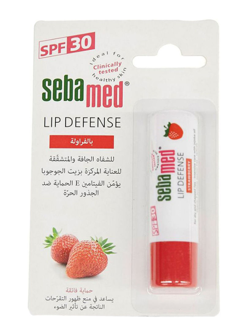 SPF 30 Strawberry Lip Defence Bal 4.8g