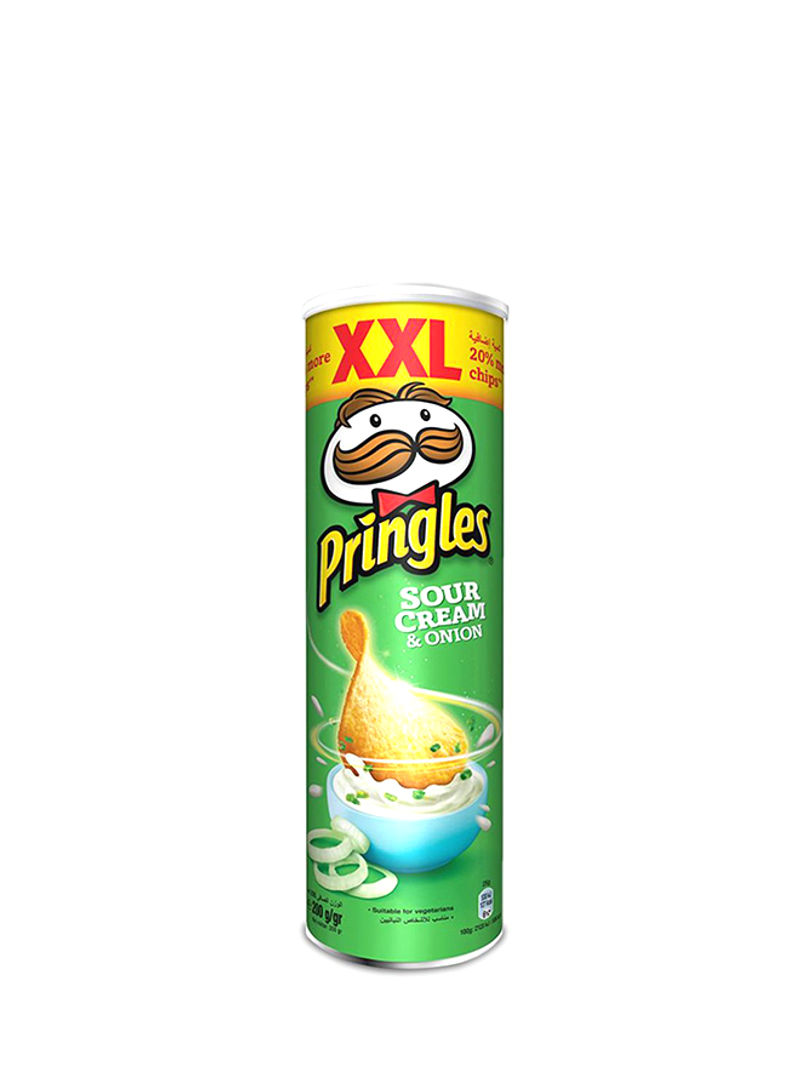 Sour Cream & Onion Flavored Chips 200g