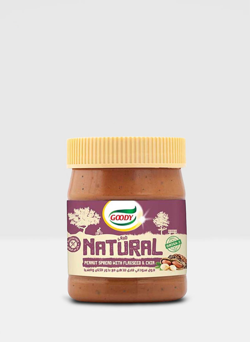 Natural Peanut Spread With Flaxseed And Chia 340g