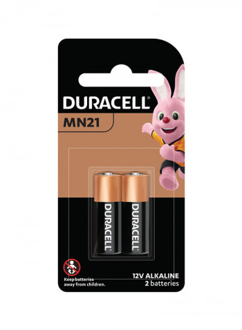 Specialty Alkaline MN21 Battery 12V, pack of 1 (A23 / 23A / V23GA / LRV08 / 8LR932) Suitable For Use In Remote Controls, Wireless Doorbells And Security Systems Multicolour