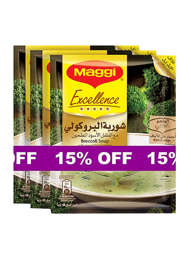 Excellence Broccoli Soup 48g Pack of 3