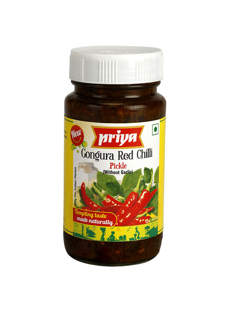 Gongura Red Chilli Pickle In Oil 300g