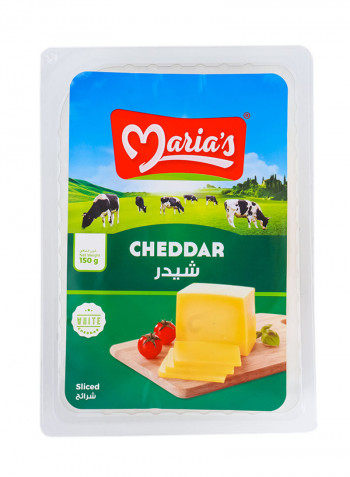 Cheddar White Slice 150g