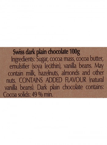 Swiss Classic Dark Chocolate 100g