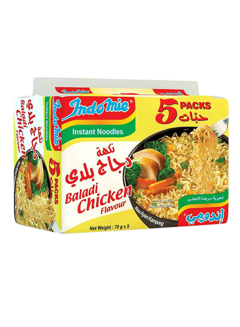 Instant Baladi Chicken Flavour Noodles 70g Pack of 5