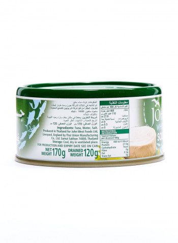 White Meat Tuna Solid In Water 170g