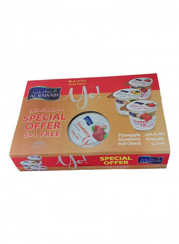 Fruit Yoghurt 130g Pack of 6
