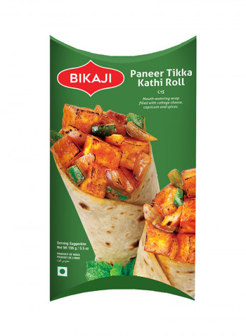 Paneer Tikka Kathi Roll 6 Piece 156g