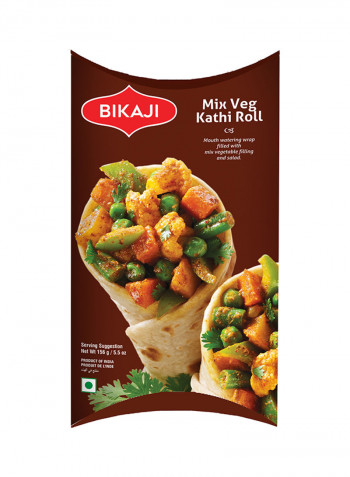 Mix Veg Kathi Roll 6 Piece 156g