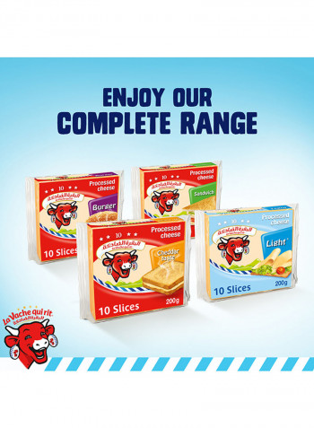 Light Cheese 10 Slices 200g
