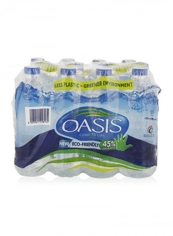 Eco-Friendly Drinking Water 500ml Pack of 12