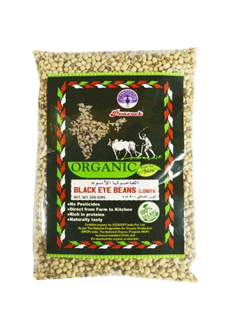Organic Black Eye Beans 500g