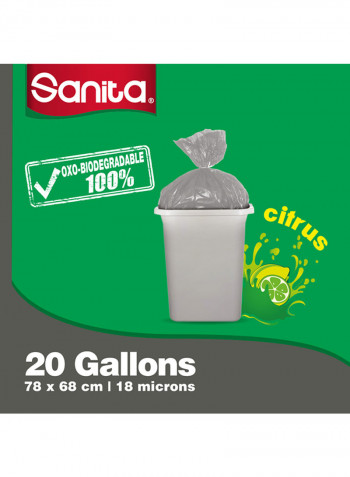 Scented Trash 15 Bags Clear 20gallon