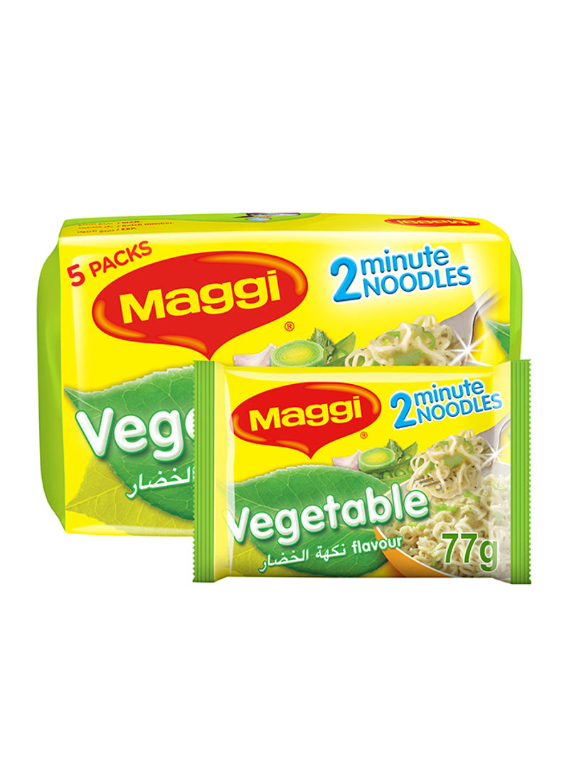 2 Minutes Vegetable Noodles 77g Pack of 5