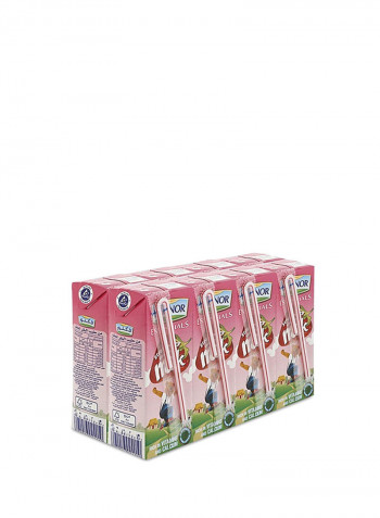 Strawberry Flavored Milk 180ml Pack of 8