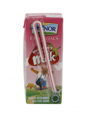Strawberry Flavored Milk 180ml Pack of 8
