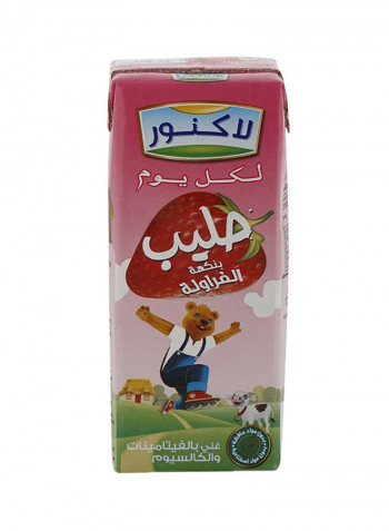 Strawberry Flavored Milk 180ml Pack of 8