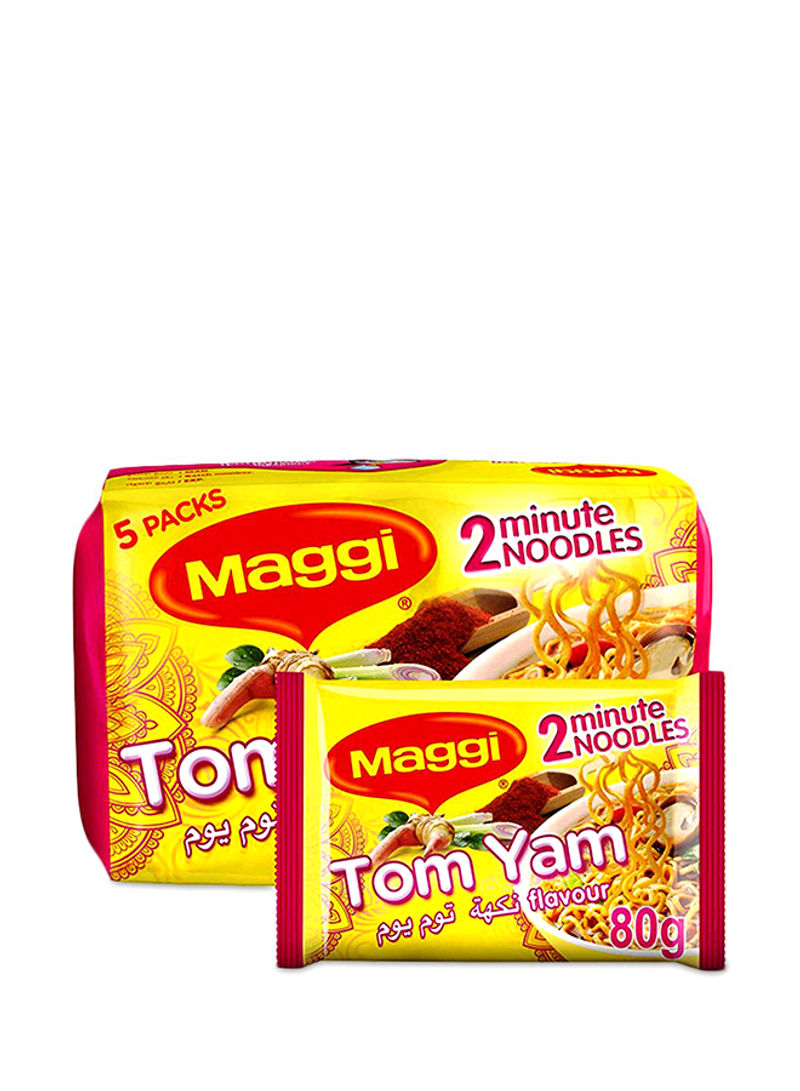 Tom Yam Noodles 80g Pack of 5