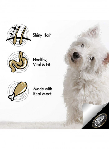 Beef And Vegetables Wet Dog Food Foil Tray 100g