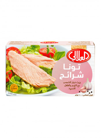 Tuna Slices In Sonflower Oil With Garlic And Black Pepper 100g