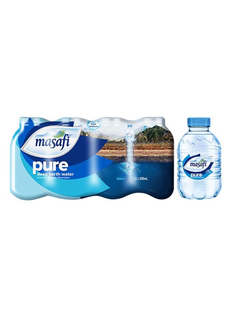 Pure Low Sodium Natural Water 200ml Pack of 12