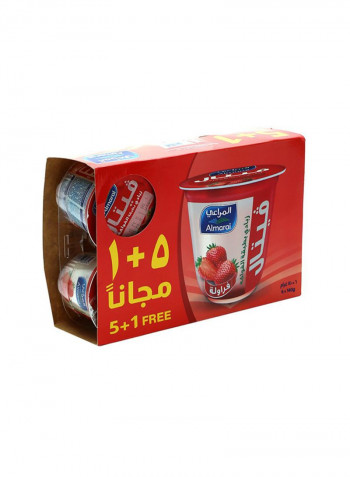 Strawberry Layered Fruit Yoghurt 140g Pack of 6