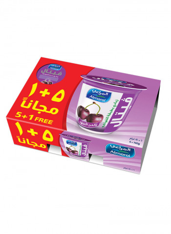 Cherry Layered Fruit Yogurt 140g Pack of 6