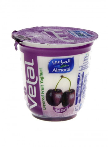 Cherry Layered Fruit Yogurt 140g Pack of 6