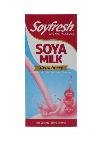 Soya Milk Strawberry 1L