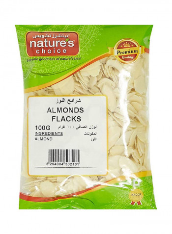 Almonds Sliced Flakes 100غرام