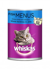 Whole Sardines In Jelly Wet Cat Food Can 400g