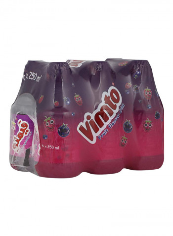 Fruit Flavored Drink Pet Bottle 250ml Pack of 6