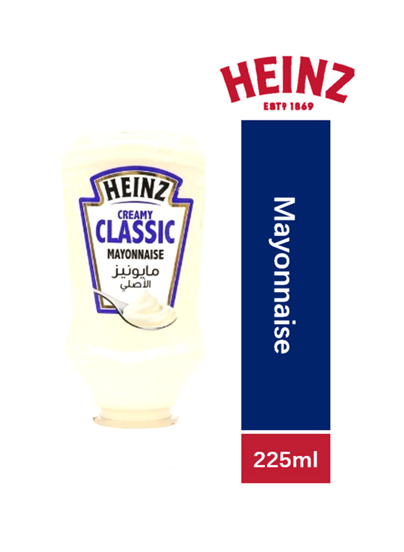 Mayonnaise, Creamy Classic, Top Down Squeezy Bottle 225ml