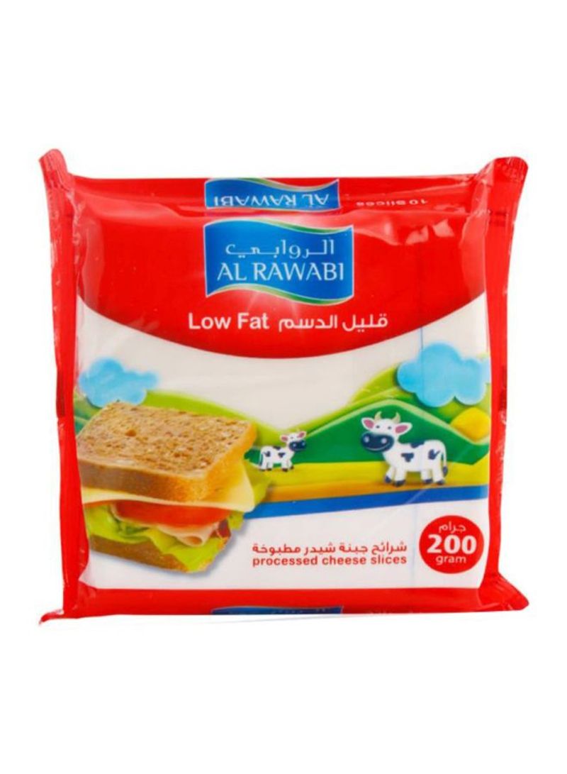 Low Fat Cheese Slices 200g