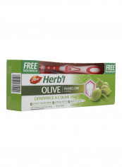 Herb'l Olive Toothpaste With Bamboo Toothbrush 150g