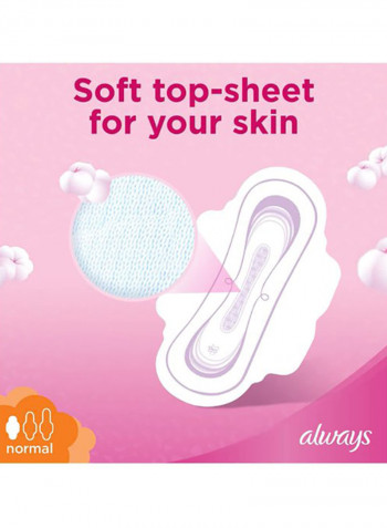 Cotton Soft Ultra Thin, Normal Sanitary Pads With Wings, 10 Count Normal