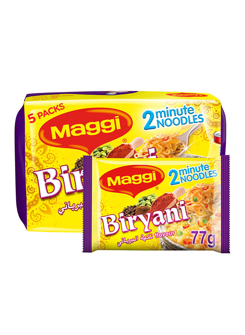 2 Minutes Noodles Biryani Flavour 77g Pack of 5