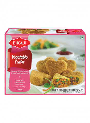 Vegetable Cutlet 6 Piece 240g