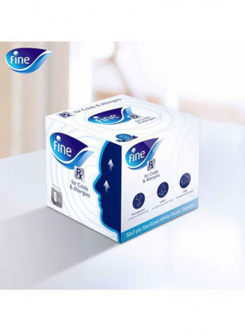 Sterilized Facial Tissues White