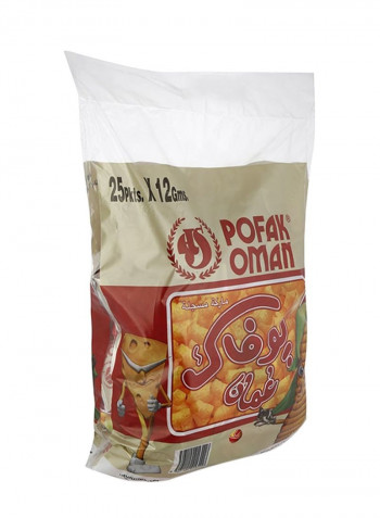Oman Corn Flavor Chips 12g Pack of 25