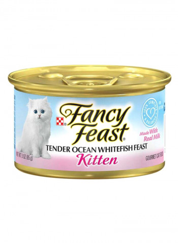 Fancy Feast Tender Ocean Whitefish Kitten Food 85g
