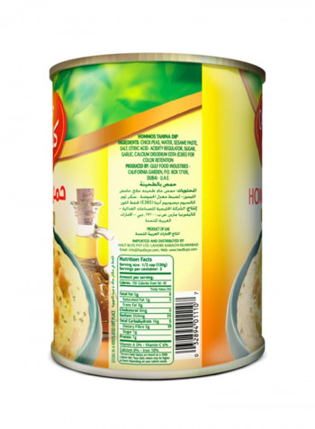 Canned Hommos Tahina Dip 400g