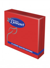 2 Ply Luxury Quilted Napkins Tissues Multicolour 33x33centimeter