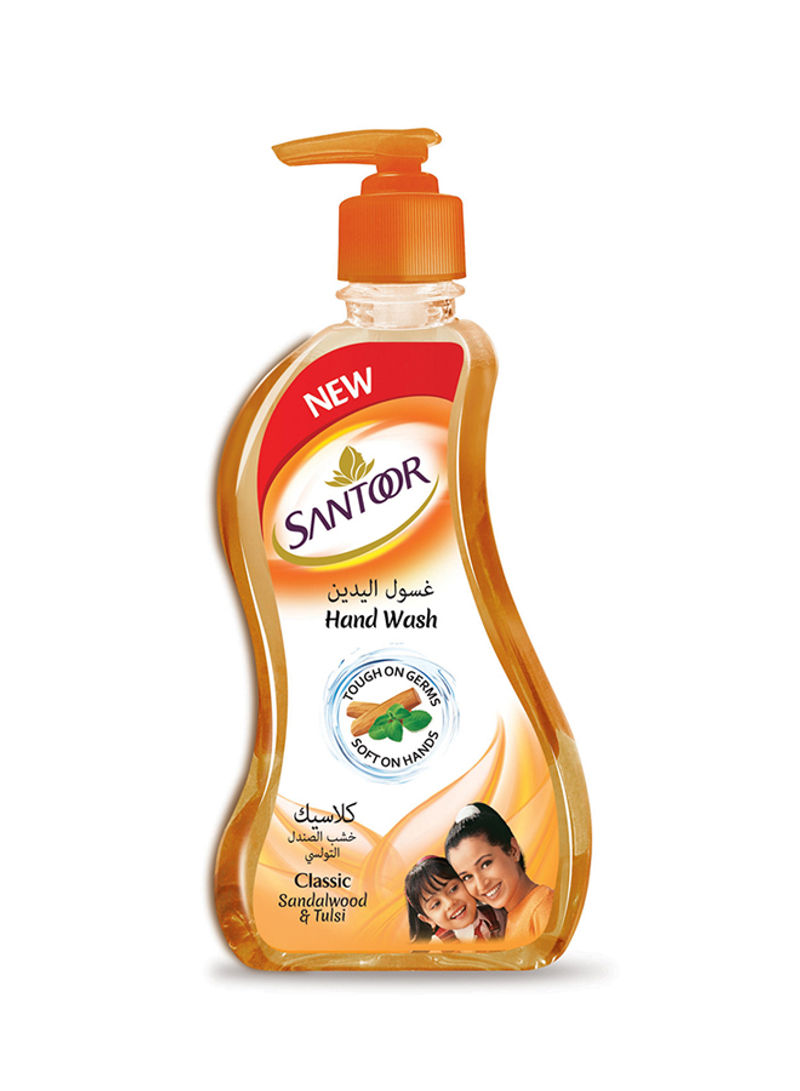 Classic Sandal And Tulsi Hand Wash 215ml Pack of 2